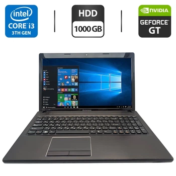 Ноутбук Lenovo G580 / 15.6" (1366x768) TN / Intel Core i3-3120M (2 (4) ядра по 2.5 GHz) / 8 GB DDR3 / 1000 GB HDD / nVidia GeForce GT 635M, 2 GB GDDR3, 128-bit / WebCam / DVD-ROM б/у