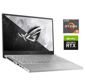 Игровой ультрабук Б-класс Asus ROG Zephyrus G14 GA401IV / 14" (1920x1080) IPS / AMD Ryzen 9 4900HS (8 (16) ядер по 3.0 - 4.3 GHz) / 16 GB DDR4 / 512 GB SSD NVMe / nVidia GeForce RTX 2060 Max-Q, 6 GB GDDR6, 192-bit б/у