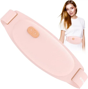 Грілка пояс Burn Buddy Graphene Heating Pad з вібромасажем, акумуляторна, 3 рівні нагріву, USB-C