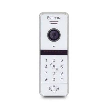 Відеопанель із вбудованим зчитувачем Mifare та клавіатурою BT-400FHD-AC White з роздільною здатністю Full HD 1920x1080, кут огляду 115°