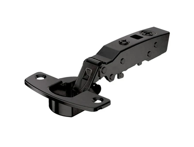 Петля Hettich Sensys 8675, накладная, угол открытия 110°, без пружины, черный обсидиан