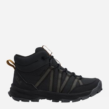 Подростковые демисезонные термо ботинки для мальчика Jack Wolfskin Wild Hike Texapore Mid K A66695_6350 40 (6.5UK/7.5USA) Темно-серые (4064886769266)