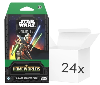 Zestaw kart Fantasy Flight Games Star Wars: Unlimited Card Game - Światy ojczyste - Sleeved Booster 24 szt. (ZES841333140373)