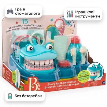 Battat Lite BX2365Z — игровой набор «Акула у стоматолога»