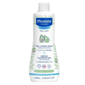 Гель для купання Mustela дитячий з авокадо з народження 500 мл