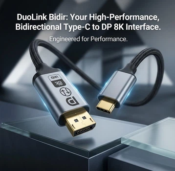 Двусторонний кабель Type-C – DisplayPort DuoLink