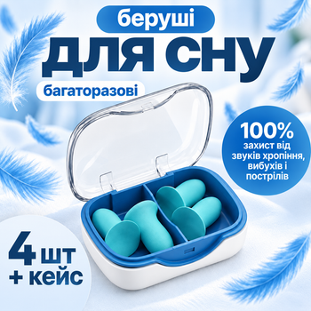 Беруши для сна многоразовые с шумоподавлением защита от взрывов защита слуха для Сна Работы Концертов Pavlysh СС-22