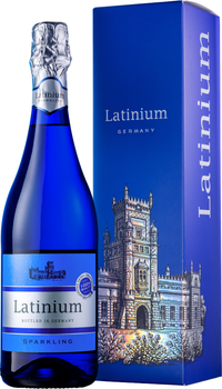 Алкогольний напій Latinium Sparkling білий напівсолодкий 0.75 л у подарунковій упаковці (4820178650663_G)