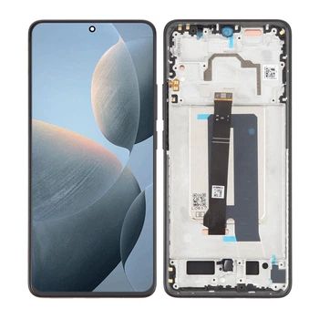 Дисплей для Xiaomi Poco X6 Pro, з тачскріном, в рамці, Black, OEM