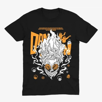 Футболка Dandadan Окарун Чорний 3XL (kr4-115-black-3XL)