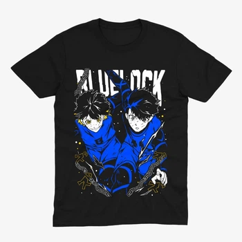 Футболка Blue Lock Исаги и Бачира Черный 3XL (kr4-312-black-3XL)
