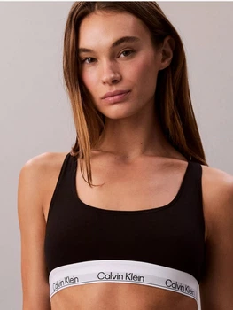 Бюстгальтер без кісточок бавовняний Calvin Klein 973898992 XS Чорний (1162872685)