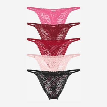 Набор трусиков стрингов женских Victoria's Secret 960841501 S 5 шт Разные цвета (1159848979)