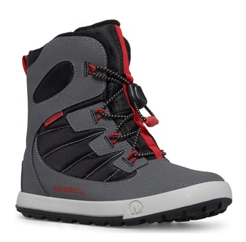 Кожаные зимние детские ботинки Merrell Schneestiefel Snow Bank 4.0 Wtrpf с водонепроницаемым покрытием размер 37