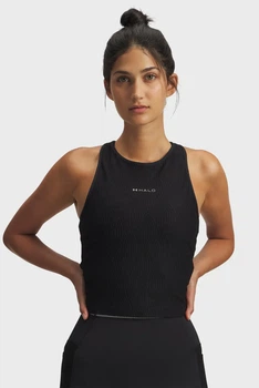 Женская черная майка UA Halo Jacquard Knit Tank-BLK Under Armour XS 6011038-008