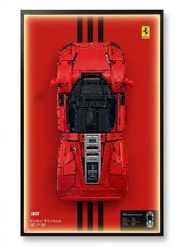 Настенная рамка-подставка для конструктора LEGO Technic Ferrari Daytona SP3