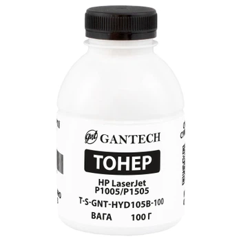 Тонер HP LJ P1005/P1505, bottle 100g Gantech (TSM-HYD105B-100)