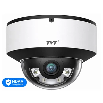 IP-видеокамера 6Mp TVT TD-9561E4B-A(D/PE/AW2) White f=2.8mm, ИК+LED-подсветка, с микрофоном (77-00509)
