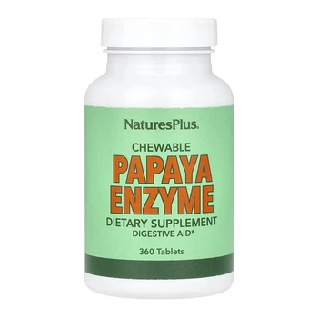 Ферменты папайи жевательные Nature's Plus Papaya Enzyme 360 таблеток (до 04.27)