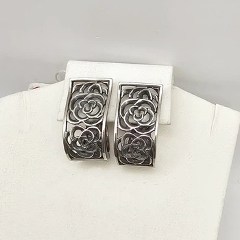 Сережки серебряные "Розалия" 6,49 г
