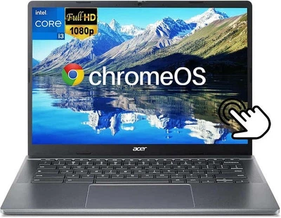 Ноутбук Acer Chromebook Plus 514 i3-N305, 8/512Gb, ChromeOS, Gray