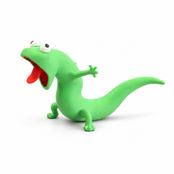 3D-Іграшка Lizard Tom Сurious from Hoppers. Іграшка Ящірка Том що кричить, з мультфільму Стрибунці.
