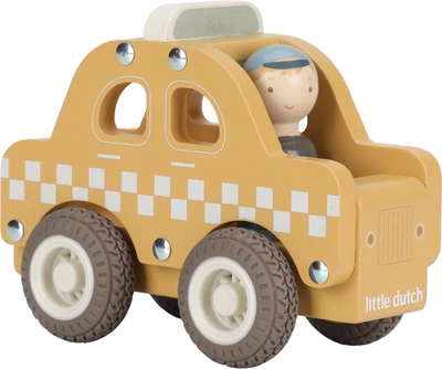 Drewniane auto Little Dutch Taksówka FSC LD2533 (8713291225336)