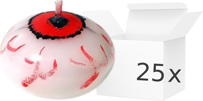 Zestaw świec pływających PartyDeco Oko 4 cm 25 szt. (ZES5901157442994)