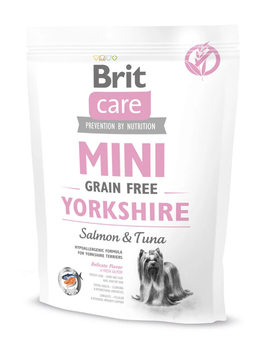 Сухой корм Brit Care GF Mini Yorkshire с лососем и тунцом для йоркширских терьеров 400г