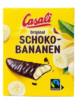 Банановое суфле в шоколаде Casali Schoko-Bananen Original, 150 г Австрия (9000331972442)
