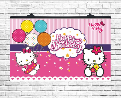Плакат для праздника Hello Kitty, 75х120 см
