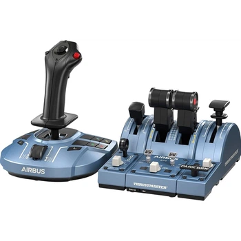 Джойстик с рычагом управления двигателем Thrustmaster TCA Captain Pack x Airbus Edition (4460217) [180259]