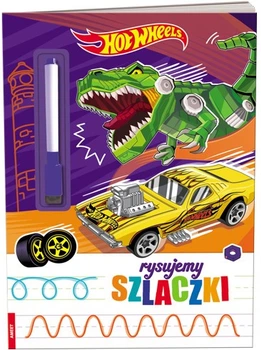 Багаторазова книга з маркером Hot Wheels Малюємо візерунки Графомоторика (KSS-1602) (9788325347956)
