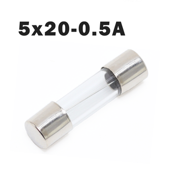 Предохранитель стеклянный 5х20 мм 0,5А 250В (G-5x20-0.5A)