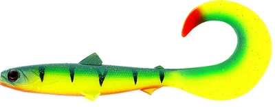 Приманка спиннинговая Westin BullTeez Curltail Box 14cm 15g Tiger Perch (1шт),P081-644-019
