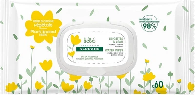 Дитячі вологі серветки Klorane Bebe 60 шт (3282770401424)