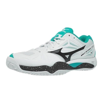 Кросівки Mizuno Wave Intense Tour 5 Clay court белый/черный/зеленый (42.5) UK8.5 61GC1900-35 42.5