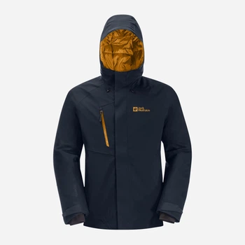 Куртка демісезонна з капюшоном чоловіча Jack Wolfskin Troposphere Ins Jkt M 1115321_C0412 XL Синя (4064886309325)