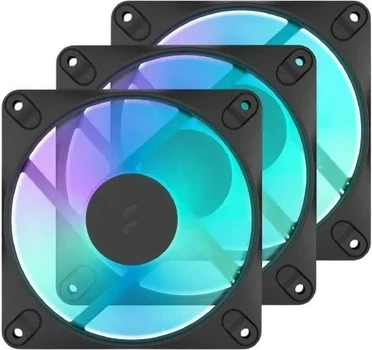 Набір вентиляторів Fractal Design Dynamic 3 - 14 RGB 3-Pack Black (FD-F-DR3-1403)