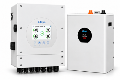 Комплект Deye 6 кВт + 5,12 кВт·ч | Гибридный инвертор SUN-6K-SG06LP1-EU-BM2 WiFi + аккумулятор SE-F5 Pro-C LiFePO4