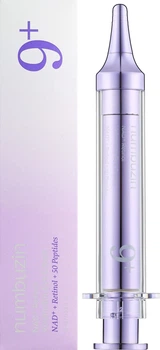 Омолаживающий крем для век с ретинолом и NAD+ Numbuzin No.9 NAD+ Retinol Volumetox Eye Cream 10 мл