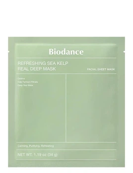 Гідрогелева освіжаюча маска з морської водорості Biodance Refreshing Sea Kelp Real Deep Mask 34 г