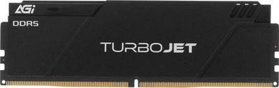 DDR5 16Gb 6000MHz AGI TURBOJET Black Heatsink Black lightbar, Retail