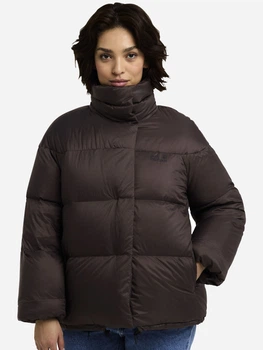 Пуховик зимовий короткий жіночий Jack Wolfskin Icy Hill JKT W RDS A65094-D0108 M Коричневий (4064886545235)