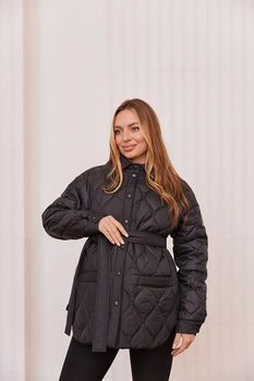 Куртка демисезонная для беременных трансформер oversize Alabama 4XL (54) Lullababe LB01AL136 черный