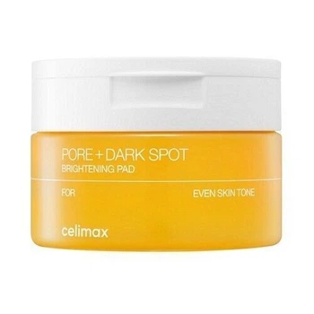 Тонер-педи для вирівнювання тону та рельєфу обличчя Celimax Pore+Dark Spot Brightening Pad 40 шт