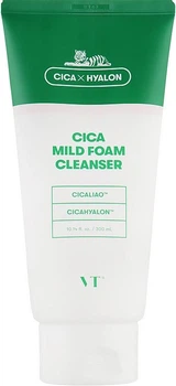Мягкая успокаивающая пенка для умывания с центеллой VT Cosmetics Cica Mild Foam Cleanser 300 мл