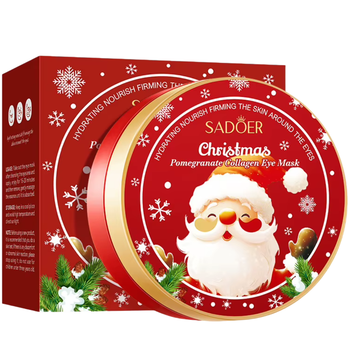 Патчі під очі Sadoer Christmas з колагеном та гранатом 60 шт