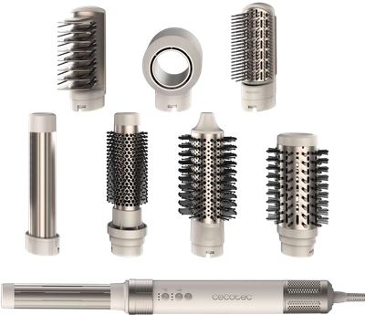 Styler Cecotec CeramicCare AirGlam Champagne 8in1 (3465n)