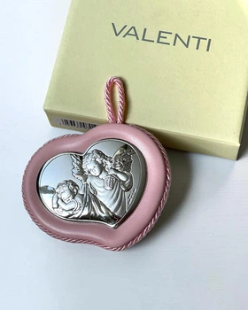 Ікона дитяча Ангел Охоронець музикальна (10 х 9 см) Valenti 10551 RA
